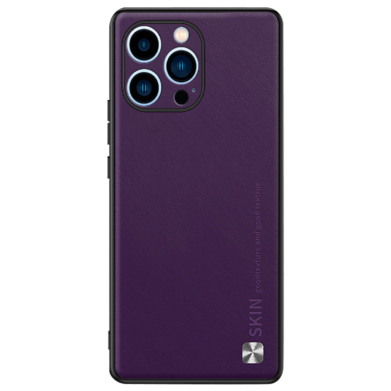 For iPhone 12 Pro 6.1 inch Bump Proof Cover with Metal Decor PU Leather Coated PC+TPU Phone Case For iPhone 12 Pro 6.1 inch Bump Proof Cover with Metal Decor PU Leather Coated PC+TPU Phone Case